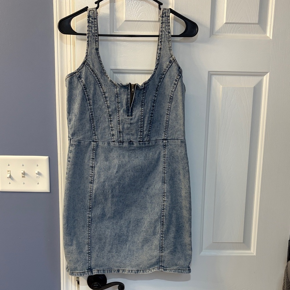 Stylish Denim Mini Dress